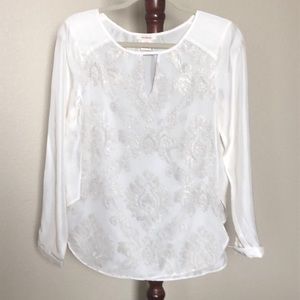Sundance Ivory Silk Top